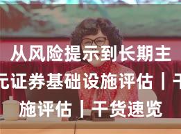 从风险提示到长期主义：永元证券基础设施评估｜干货速览