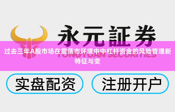 过去三年A股市场在震荡市环境中中杠杆资金的风险管理新特征与变